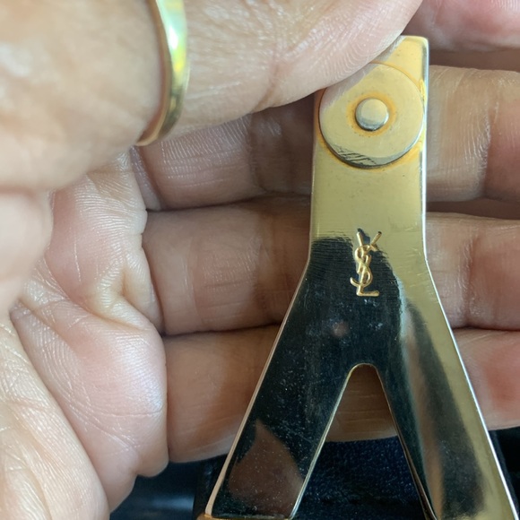 🦋Beautiful YSL Navy Blue Leather Handbag🦋 - Picture 11 of 14